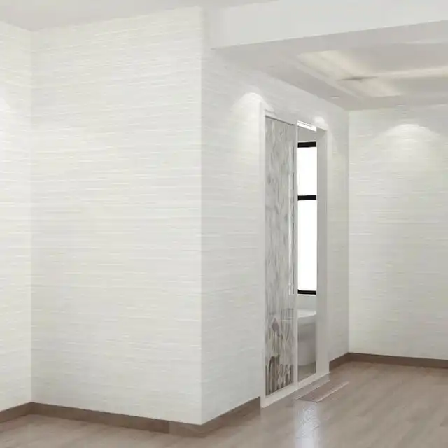 Simple Modern Grey Horizontal Striped Wallpaper 3d Living