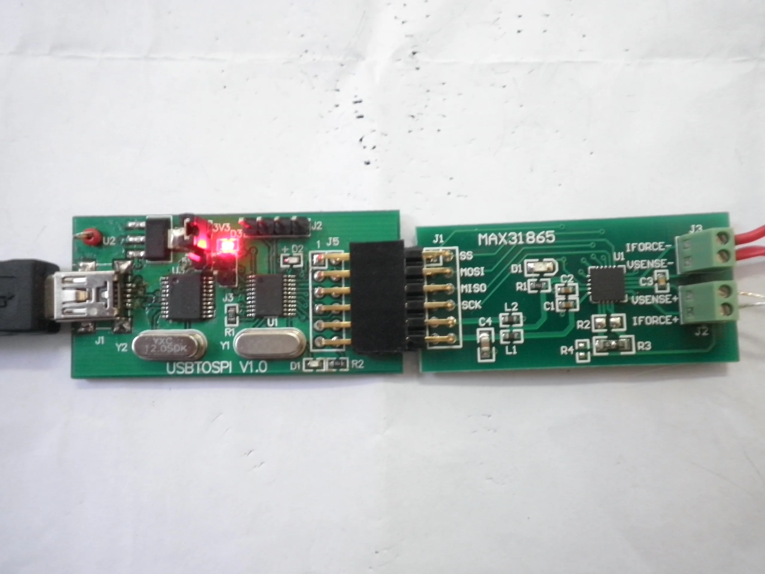 

MAX31865 PT100/PT1000 temperature module Evaluation Kit