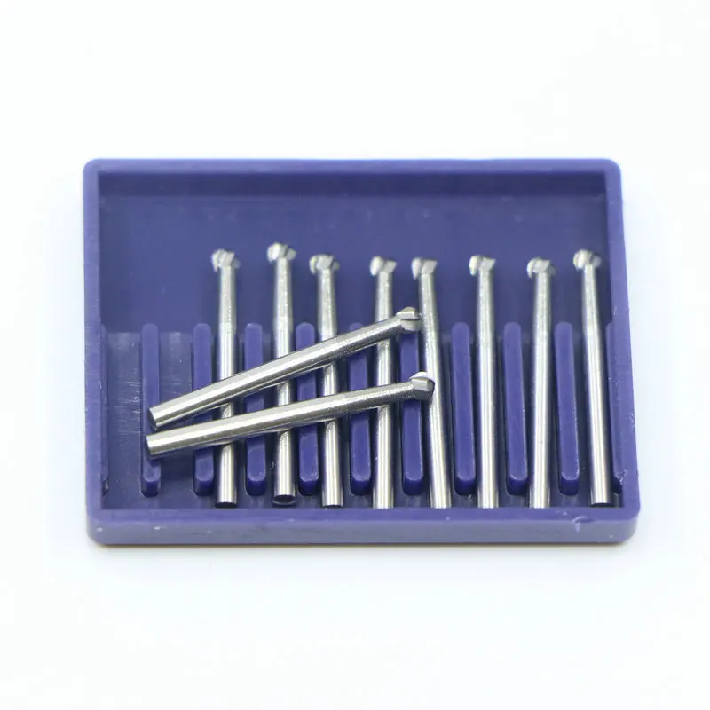 Dental Fissure Burs FG 5-8# Round Tungsten Carbide Burs for High Speed Handpiece Endodontics Drills Endo Files