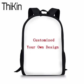 

THIKIN School Bags for Kids Customized Your Own Design for Children Shoulder Bags Girls Boys School Bagpack Teenagers Schoolbag