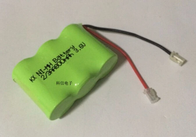 

MasterFire 10pcs/lot Original Ni-MH 2/3AA 3.6V 800mAh Ni-MH 2/3AA Rechargeable Battery Pack With Plugs For Cordless Phone