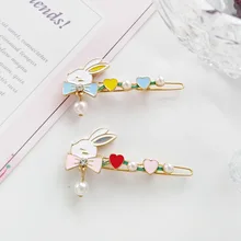 Летние заколки для волос Peal для маленьких девочек французские заколки шпильки заколки для волос Bobby Детские аксессуары для волос крабы для волос для женщин