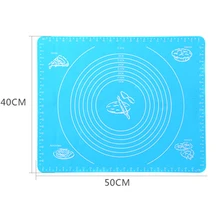 1 шт. инструмент для выпечки силиконовые кондитерские доски 50*40 см коврик для выпечки для духовки весы коврик для раскатки теста антипригарные формы для выпечки коврик для замеса теста