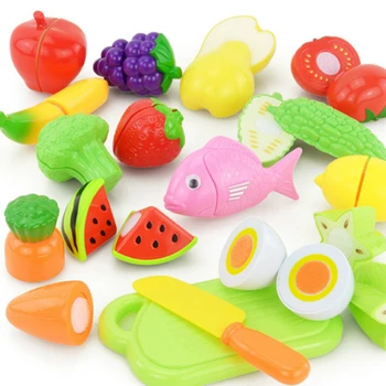 Dreams Gift 16Pc/set Plastic Food Fruit Vegetable Cutting