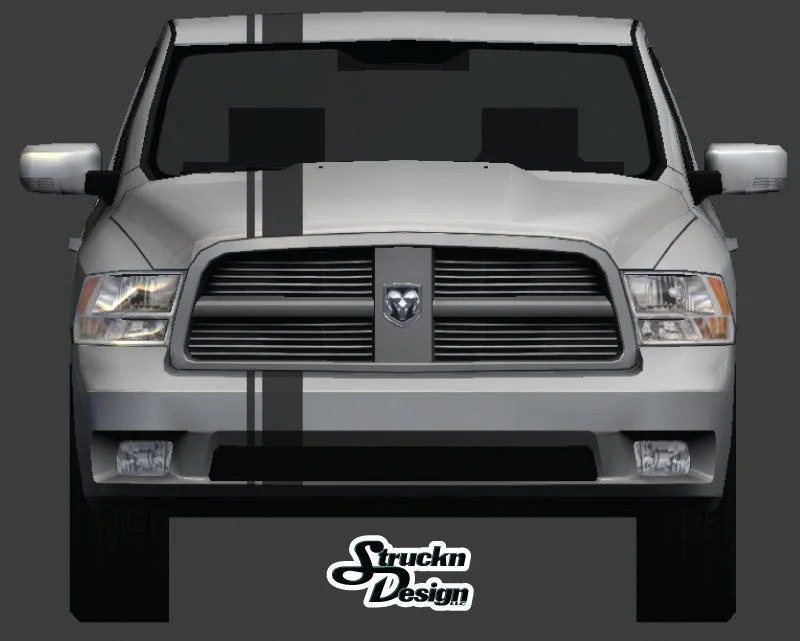 Для 2 шт. Dodge Ram Rebel Rally Racing полосатая Виниловая наклейка для грузовика цветные и
