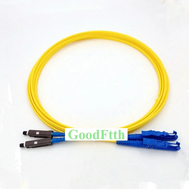 fiber optic patch cord jumper fc lc apc lc apc fc upc sm duplex goodftth 100m 150m 200m 250m 300m 350m 400m 500m 600m 800m Fiber Patch Cord E2000-MU UPC SM Duplex GoodFtth 100m 150m 200m 250m 300m 350m 400m 500m 600m 800m