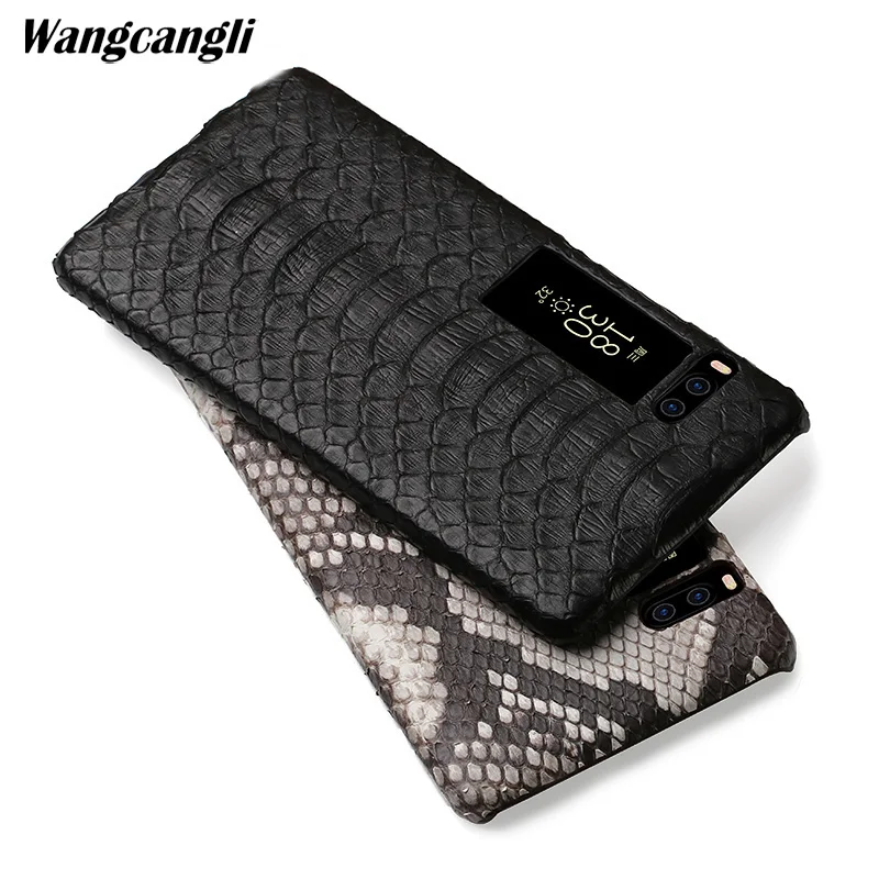 python skin high-end custom phone case For Meizu Pro 7 Leather cover back Plus | Мобильные телефоны и аксессуары