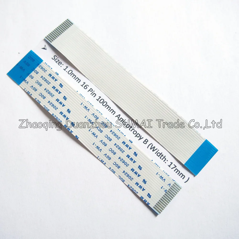 16 pin FFC/FPC Гибкий плоский кабель 1 0 мм Шаг 100 Isotropy A или Anisotropy B AWM 20624 80C 60В VW 1|awm 20624|cable