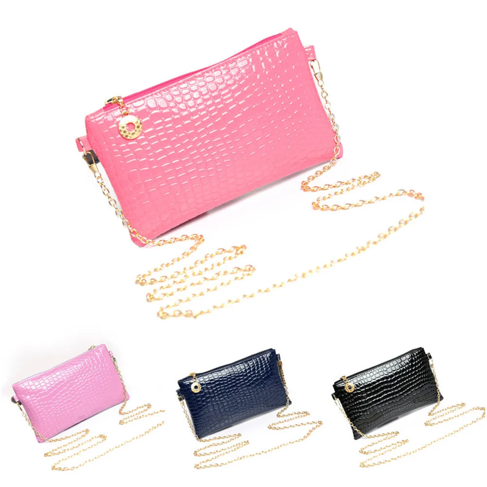 

Women PU Leather Crocodile Vintage Messenger Crossbody Clutch Solid Zipper Shoulder Handbag Able Mini Female Bag Droship 23Jul11