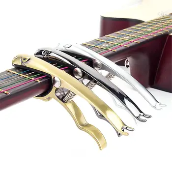 

Acoustic Electric Guitar Ukulele Capo Zinc Alloy Spring Guitarra Capo Leopard Tone Adjusting for Musical Instrument Accessories