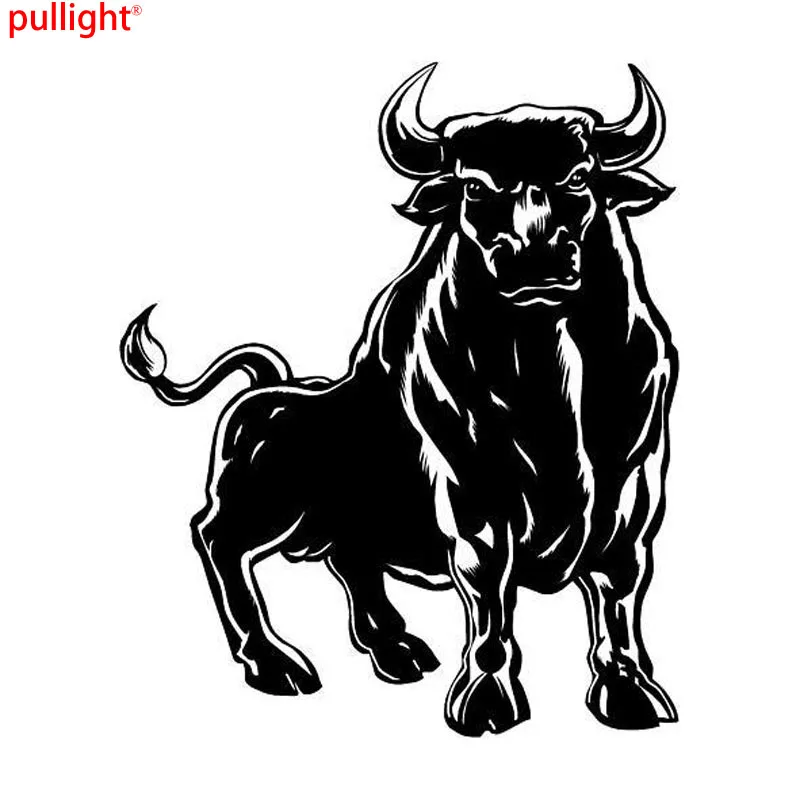 15.4*18.6CM Spanish Bull Mighty Styling Vinyl Cool Car Sticker Car Body