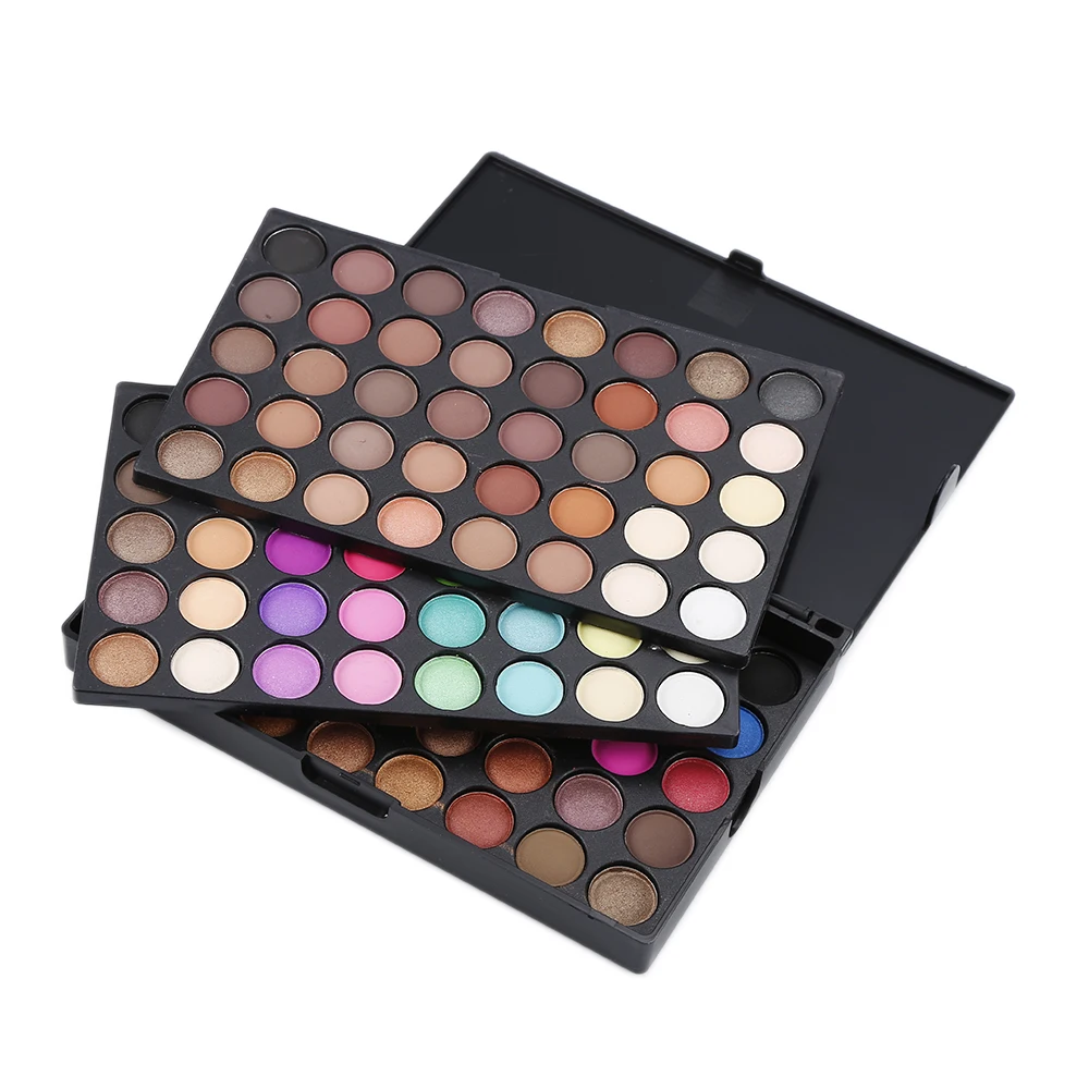 

120 Color Profesional Eyeshadow Palette Matte Glitter EyeShadow Diamond Shimmer Eye Primer Luminous Eye Shadow Women Gift TSLM1