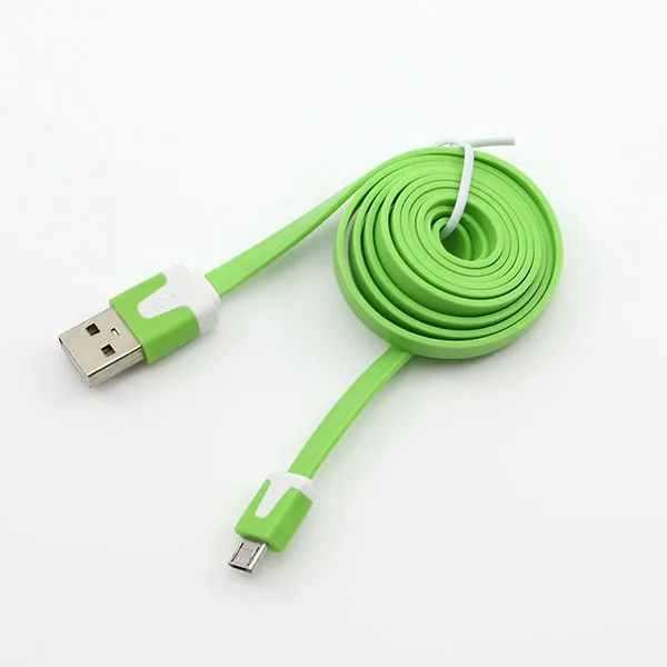 Плоский usb-кабель для синхронизации данных шнур зарядного устройства для Sumsung Galaxy Note 2 3 S4(белый