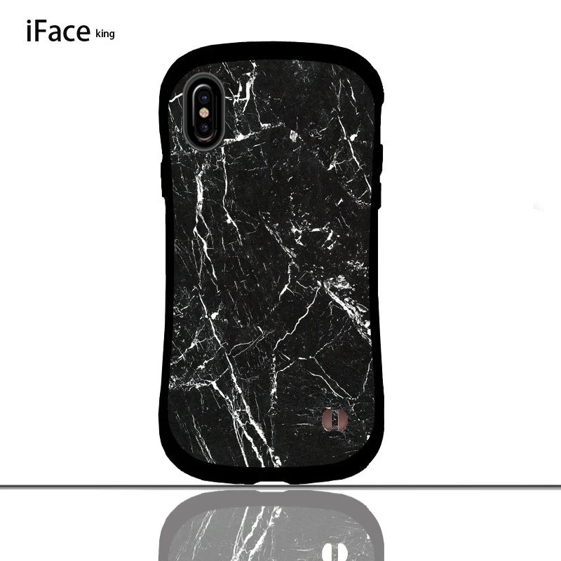 

iFace king Marble Phone Case Cover for Iphone 7 8 Plus X XR XS MAX Protective Anti-knock Shell Iphone 7 Case Capa Coque Funda