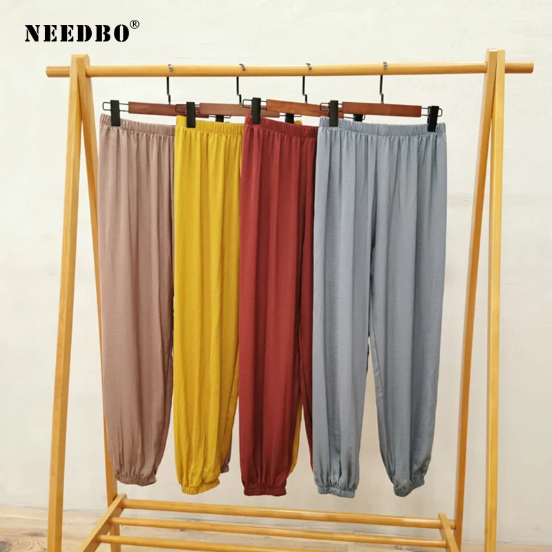 

NEEDBO Women Pants 2019 Casual Harem Pants Women Plus Size Fashion Female Solid Loose Women Trousers High Waisted Elegant Pant