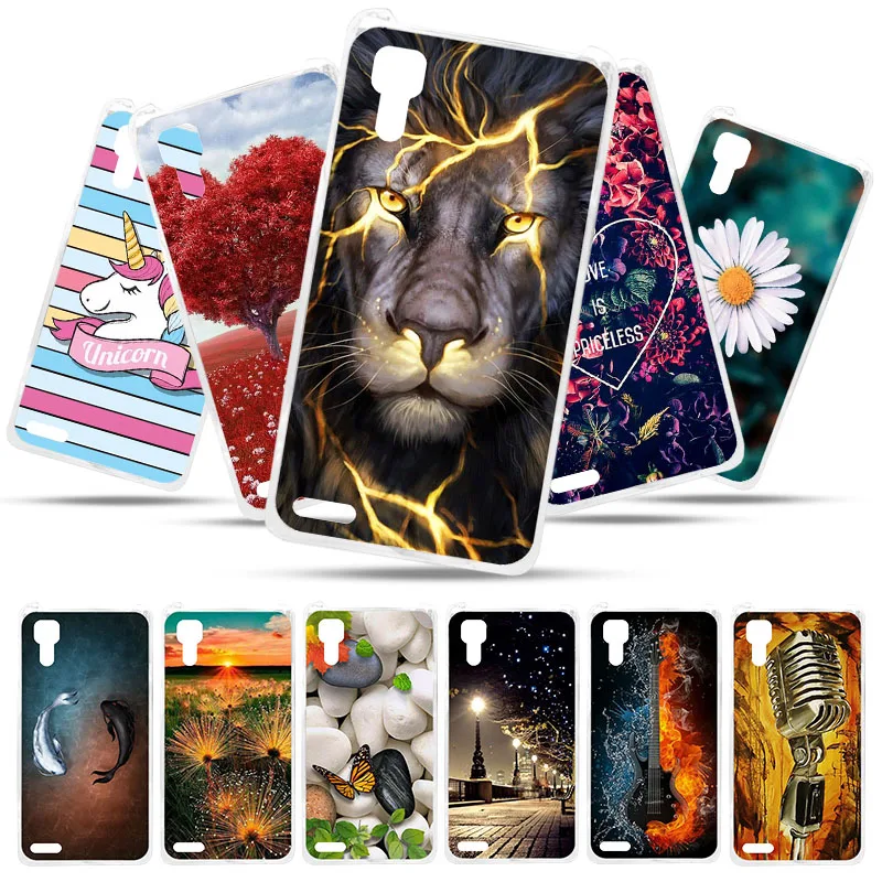 

Bolomboy Painted Case For Lenovo P780 Case Silicone Soft TPU Cases For Lenovo P 780 Cover Wildflowers Cute Animal Bags 5.0 inch