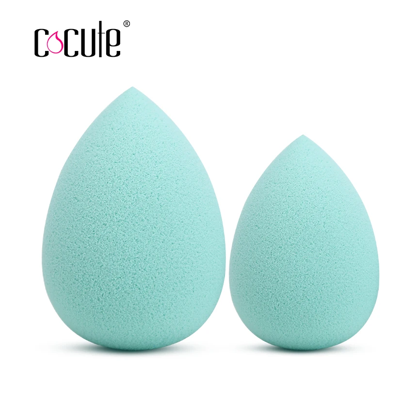 

Cocute 2PC/lot Makeup Sponge High Quality Smooth Powder Beauty Cosmetic Puff Soft Make up Blending Tools Water-Drop Shape