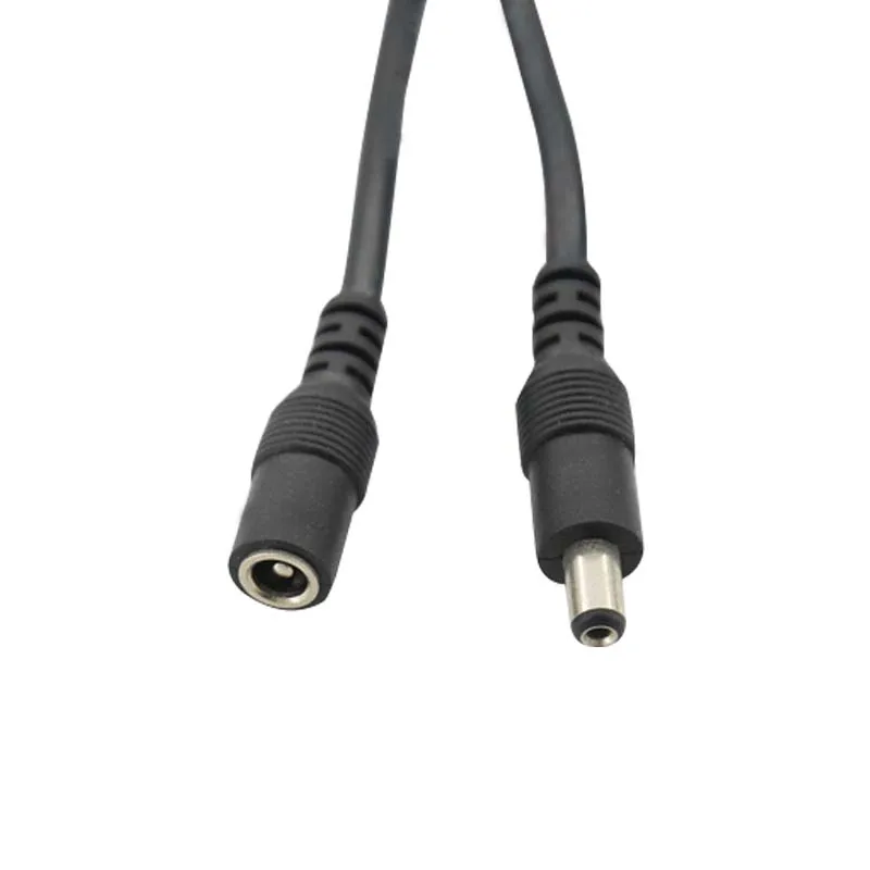 1 м 2 м 3 м 5 м лампа постоянного тока соединительный кабель с удлинительным проводом 5,5X2,1 мм DC женский и мужской адаптер