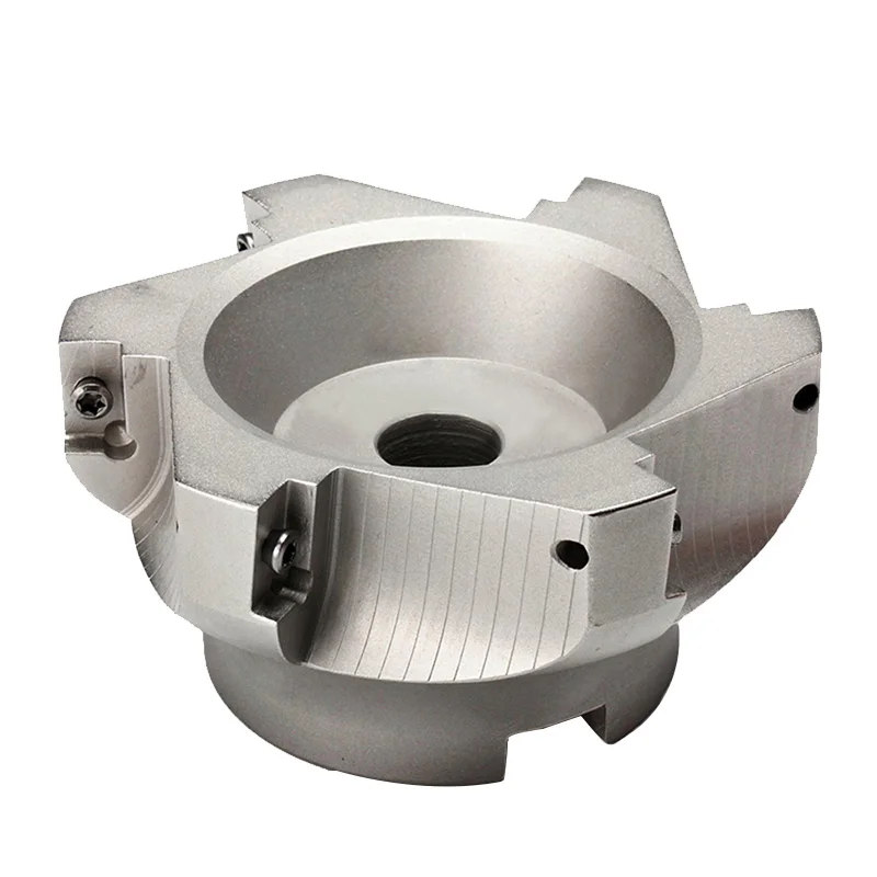 

1pcs BAP400R 100 32 6T Indexable Face Mill Cutter 6Blade Endmill Right Angle Shoulder Face Mill Cutter for APMT1604 Insert