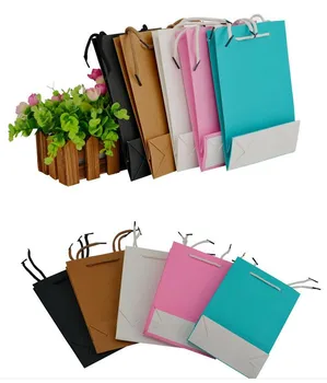 

Medium size Wedding favor custom white paper gift bag,garment shopping paper bag for gift,Kraft Paper bag with handles