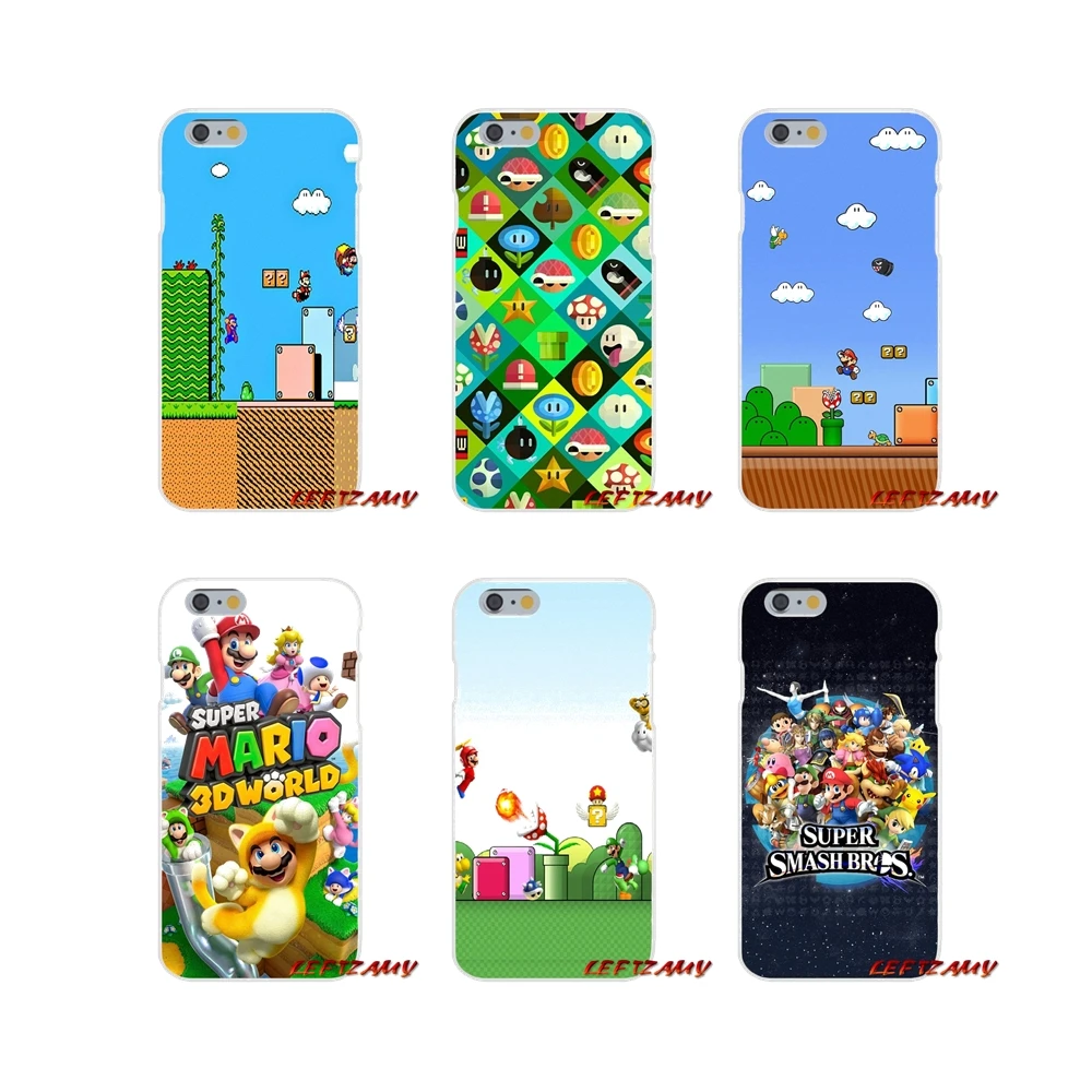Смешные Супер Марио Bros грибы для Samsung Galaxy S3 S4 S5 MINI S6 S7 edge S8 S9 Plus Note 2 3 4 5 8 аксессуары