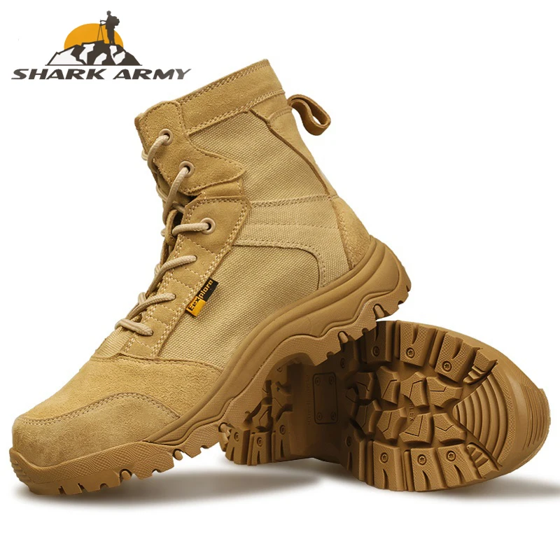 Outdoor Men's Waterproof Hiking Shoes Antiskid Trekking Hunting Shoes Comfortable Trend Sneakers for Male Mountain Climbing Shoe