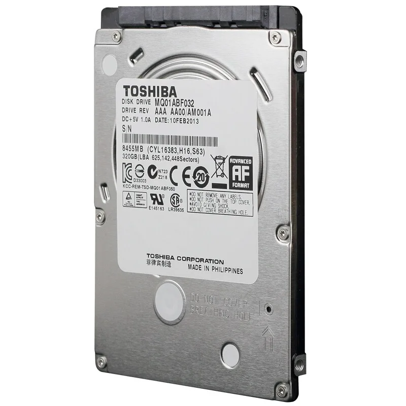 Внутренний жесткий диск TOSHIBA MQ01ABF032 для ноутбука 320 Гб HDD HD 2 5 дюйма 5400 об/мин 8M