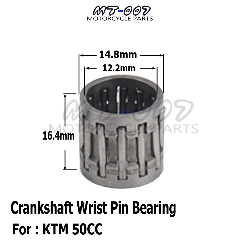 Motocross Needle Crankshaft Wrist Pin Bearing for 50 SX LC Motorcycle