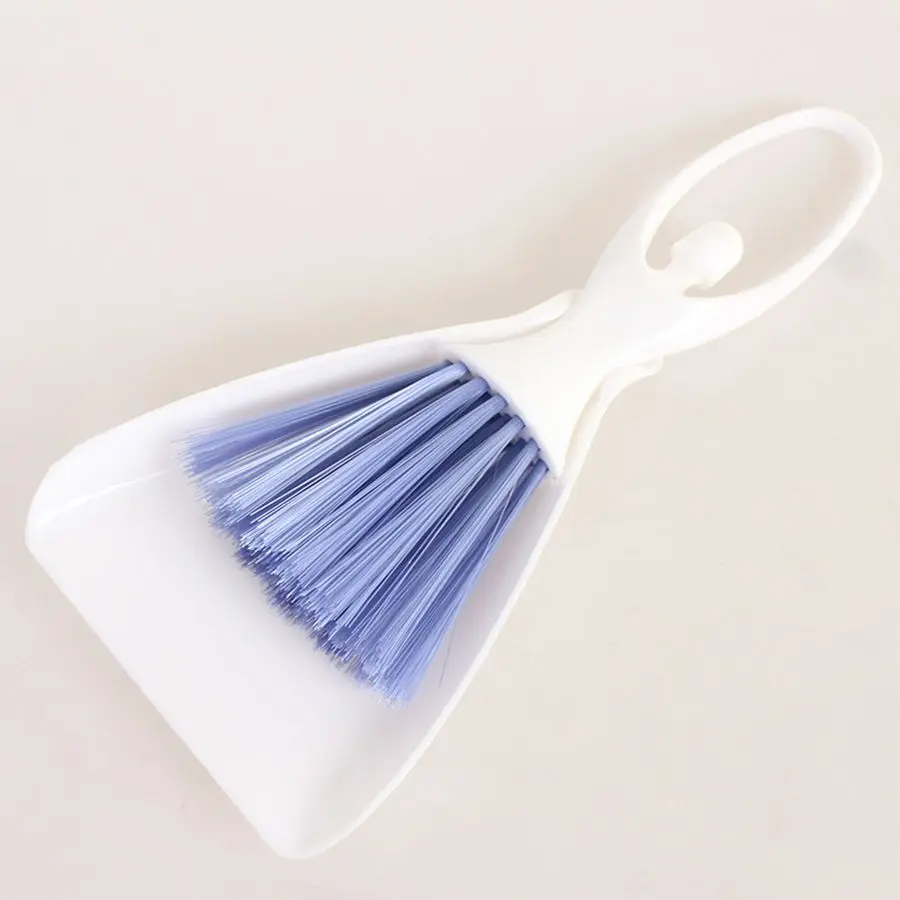 Car Air Vent Mini Brush Dustpan Broom Duster Dust Brush Simple Design