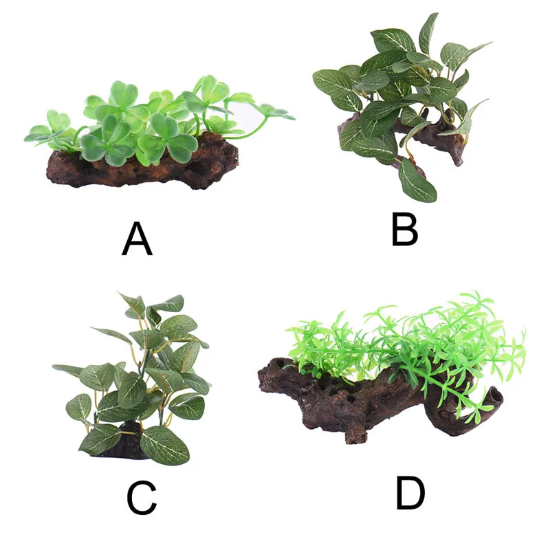 Украшение для аквариума деревянное украшение легко чистить 4 стиля 1 шт