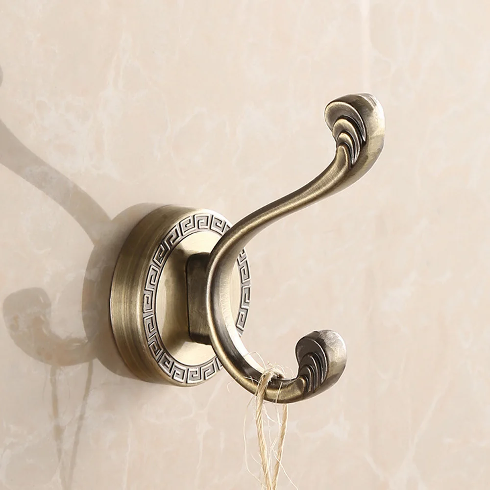 

1pcs Wall Door Metal Antique Hooks Hanger For Key Clothes Coat Hat Bags Towel