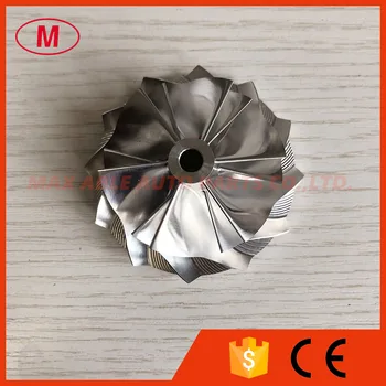 

GT28 6+6 blades 49.62/61.98mm racing turbocharger billet/milling/aluminum 2618 compressor wheel