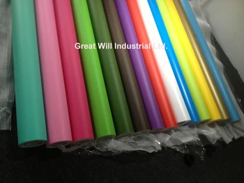 

Matt Vinyl Film Car Wrap Matte Vinyl Car Sticker 16 colors for Choice Black Red Silver Pink Matt Vinyl Film Fame Will 1.52*30m