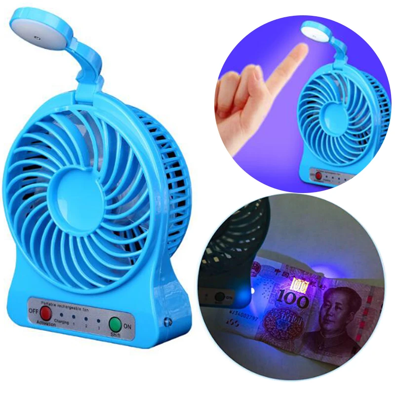 New USB Gadget Mini Flexible LED Light USB Fan Time Clock Desktop Clock ...