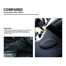 2018 Cuscino del Sedile Auto Universale Supporto Del Piede Cuscino Gamba In Pelle Cuscino Pad del Ginocchio Coscia Cuscino di Supporto Accessori Auto Per Interni