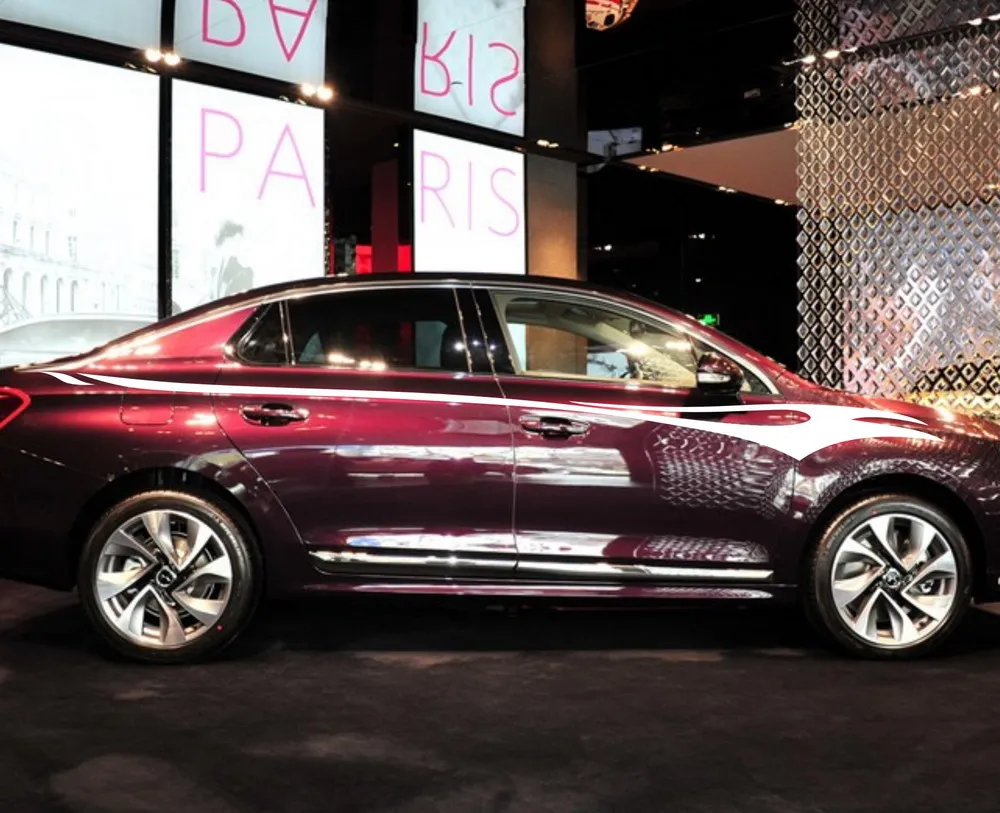 Автомобильные наклейки гоночная полоса 134 ''для DS 5LS винил верхняя дверь Мотор