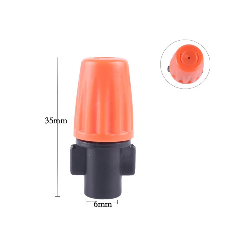 50pcsMicro Spray Adjustable Flow Irrigation Drippers Garden Sprinkler with 3 Tee Irrigation Misting Drip Kit