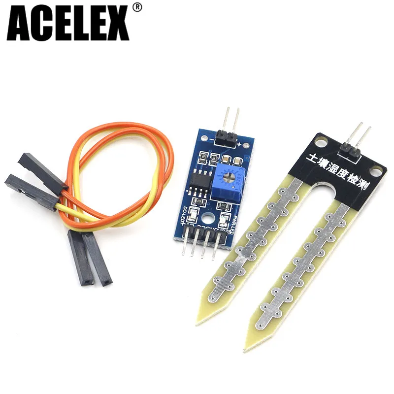 

Smart Electronics Soil Moisture Hygrometer Detection Humidity Sensor Module For arduino Development Board DIY Robot Smart Car