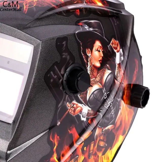 Mask Automatic Argon Welding Protective Arc Light Variable Solar