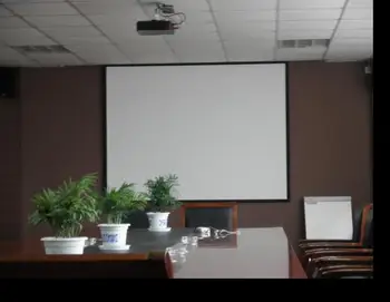 

Factory sales! 100 inches 16:9 HD Projector Screen Portable Folded Front Projection Screen Fabric with Eyelets without Frame
