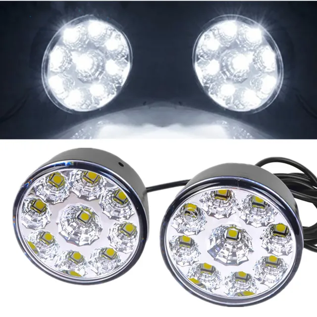 10 paar Waterdichte led drl dagrijverlichting Mistlamp Wit 9 LED SMD ... 10 paar Waterdichte led drl dagrijverlichting Mistlamp Wit 9 LED SMD ...