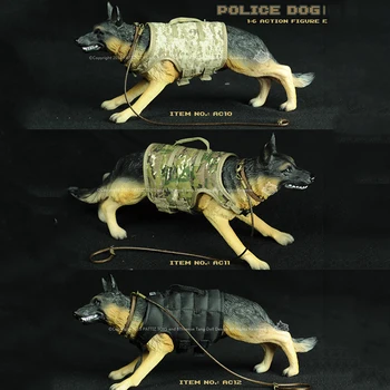 

1/6 scale German Shepherd Police Dog Models for 12'' Action Figures Bodies