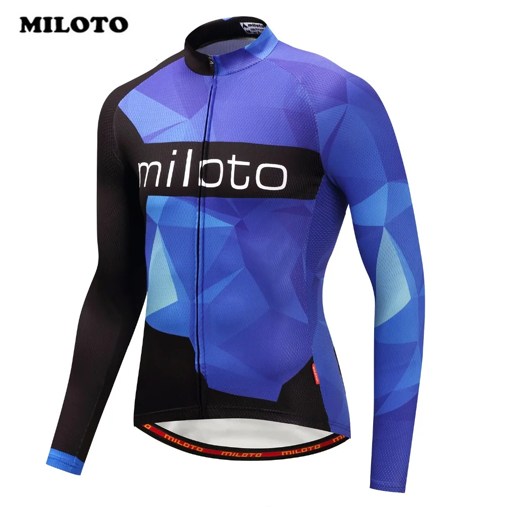 2018 Мужская велосипедная рубашка MILOTO Pro Mtb Team Bike Jersey Ropa Ciclismo Maillot с длинным рукавом