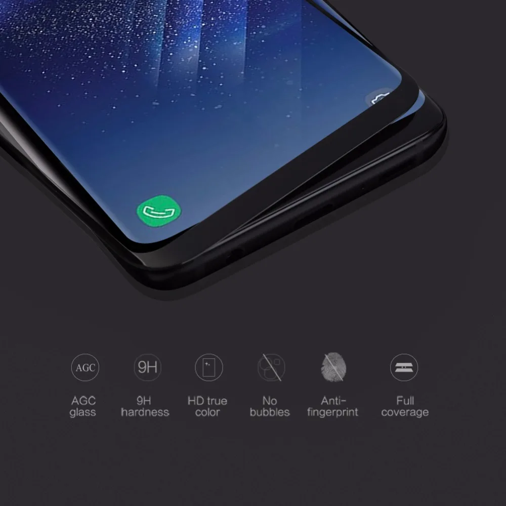 Nillkin Защитная пленка для samsung galaxy s9 полное покрытие CP + Max 3D с закругленными краями