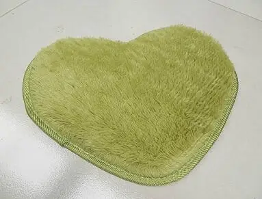 Чистый толстый коврик в форме сердца для ванной комнаты для гостиной, Противоскользящий коврик для ванной, подушка, украшение для дома, аксессуары для ванной комнаты - Цвет: A