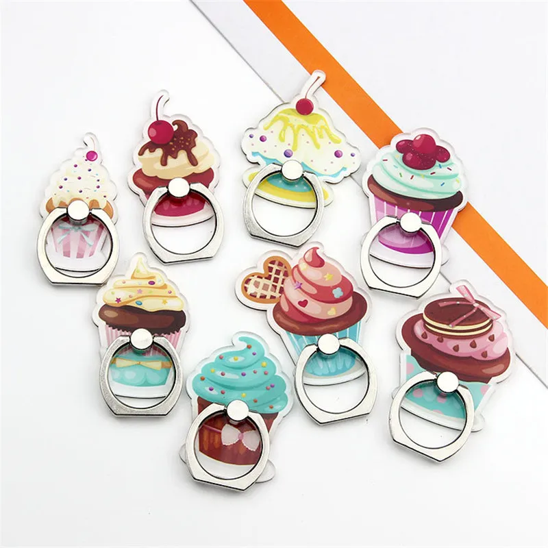 Ice cream Finger Ring Mobile Phone Smartphone Stand Holder For iPhone 6 7 plus For Samsung Smart Phone IPAD MP3 Car Mount Stand Ice cream Finger Ring Mobile Phone Smartphone Stand Holder For iPhone 6 7 plus For Samsung Smart Phone IPAD MP3 Car Mount Stand