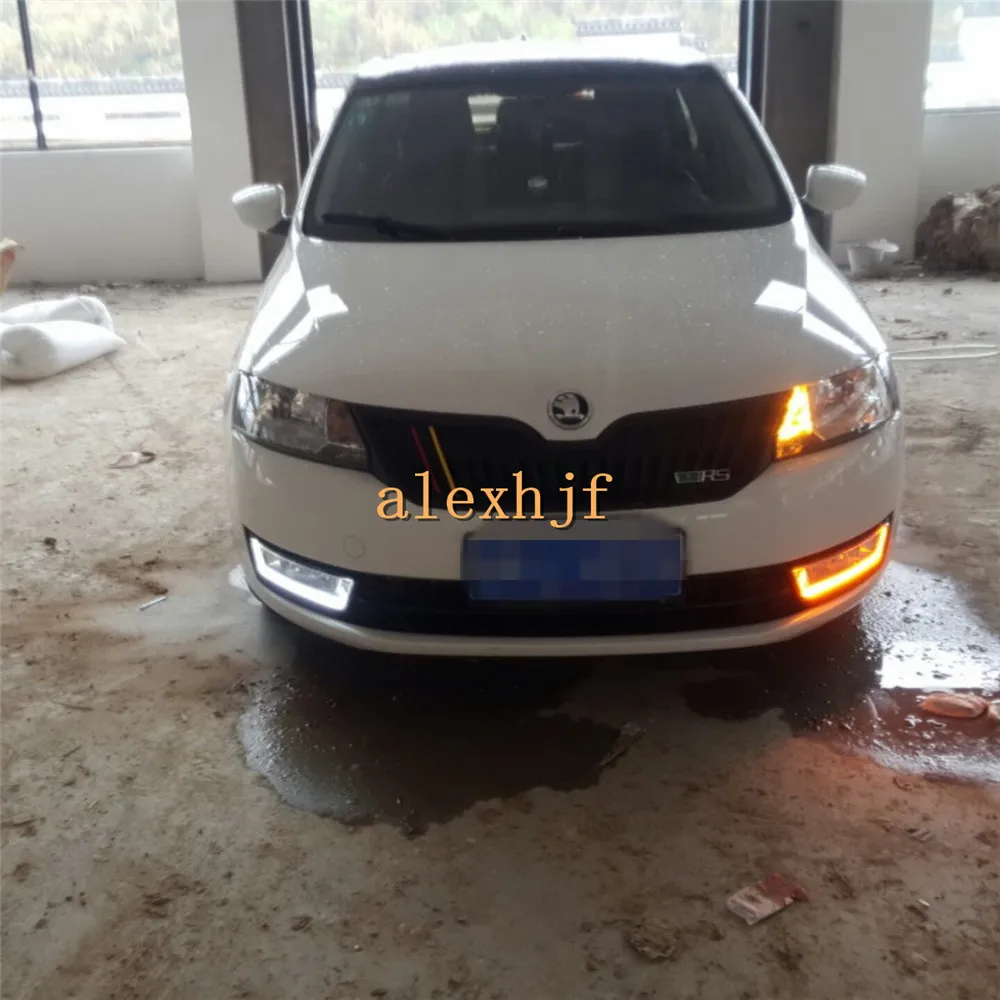 July King LED Light Guide Daytime Running Lights DRL, LED Fog Lamp Assembly Kit Case for Skoda Rapid 2013~2015, 1:1 replacement July King LED Light Guide Daytime Running Lights DRL, LED Fog Lamp Assembly Kit Case for Skoda Rapid 2013~2015, 1:1 replacement