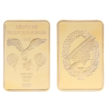 

Commemorative Coin Parachute Eagle Golden Square Collection Arts Gifts Souvenir