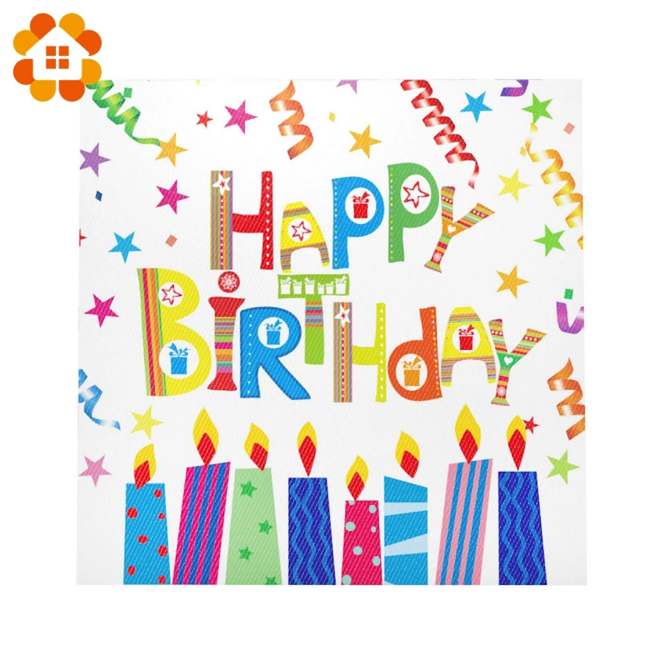 Creative Happy Birthday Series Disposable Tableware Paper Crafts DIY Birthday Party Decorations Kids Adult Supplies Table Decor Creative Happy Birthday Series Disposable Tableware Paper Crafts DIY Birthday Party Decorations Kids Adult Supplies Table Decor