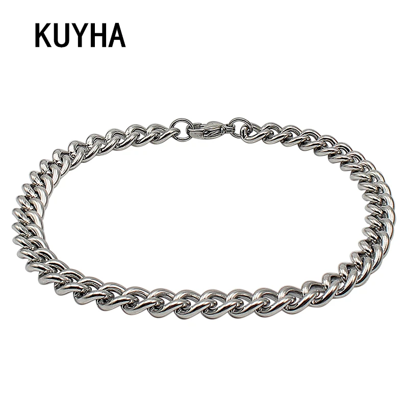 

OL Style Fashion Bracelets Chain Silver Color Jewelry Bangles Pulseira Feminina Party Gift